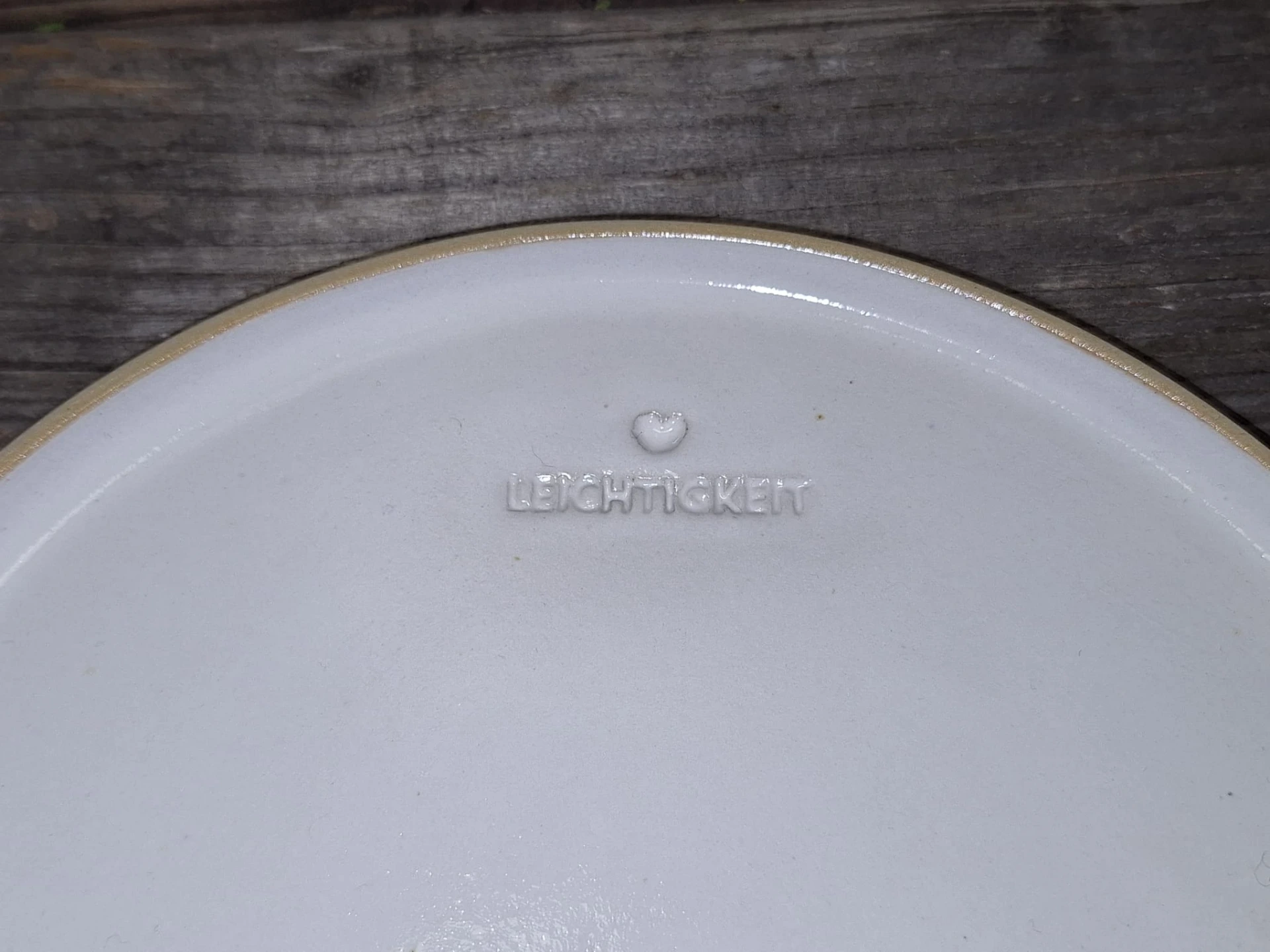 Teller "Worte Werden Wahr" (Leichtigkeit)